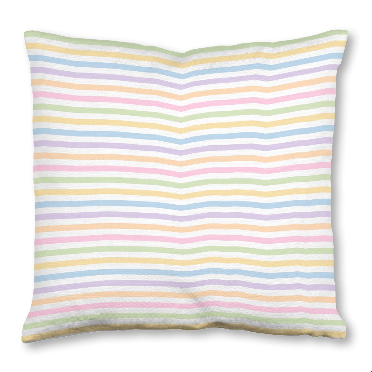 Balloon Dog Pastels (4) throw pillow, 26 x 26 in, pink and blue geometric print