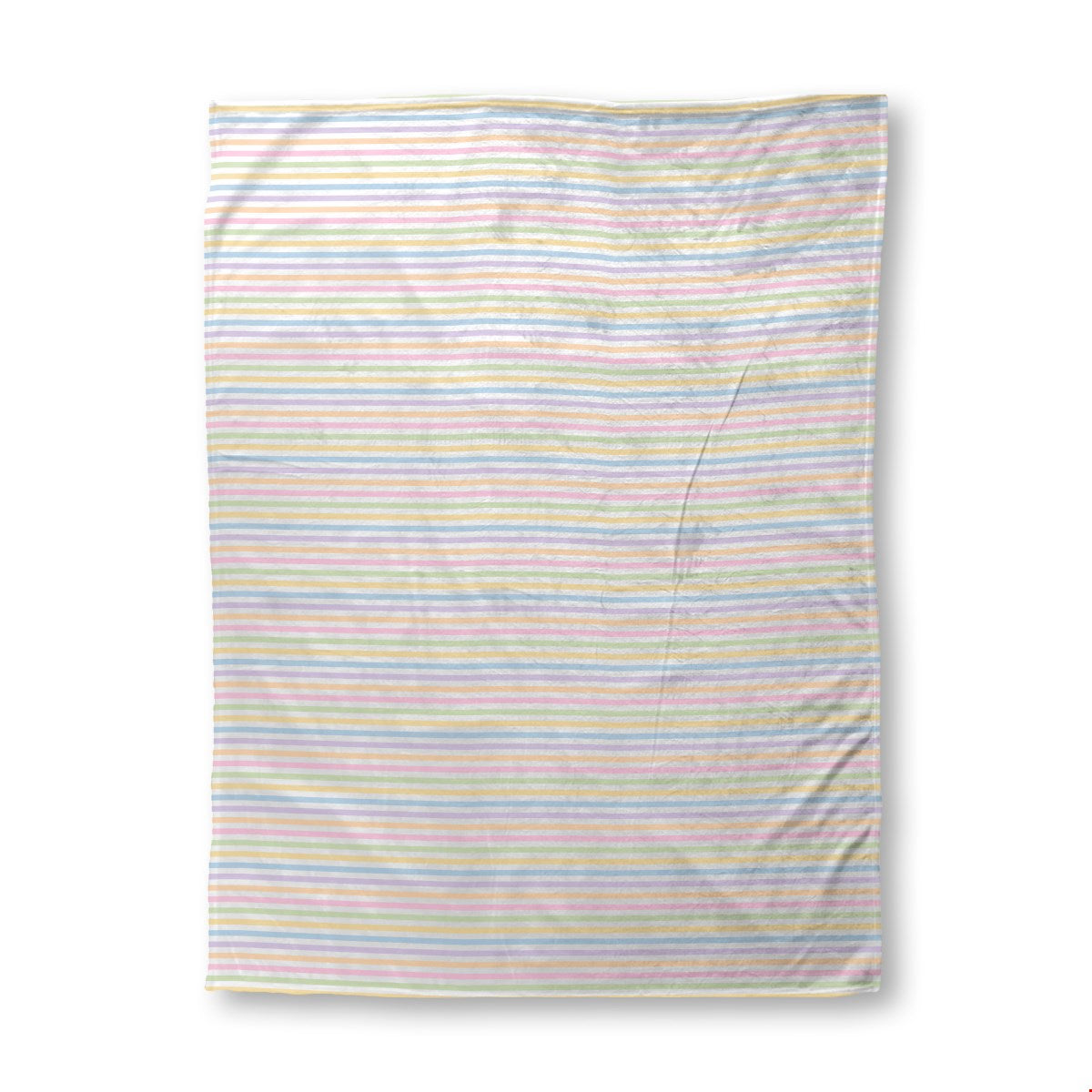 Balloon Dog Pastels (4) sherpa blanket, 60 x 80 in, pink and blue geometric print