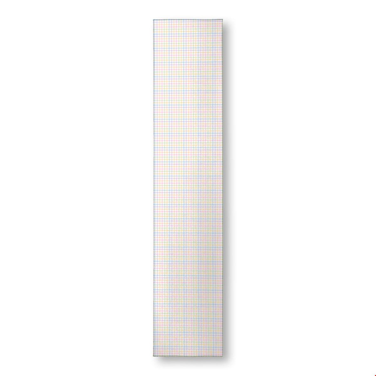Balloon Dog Pastels (3) area rug, 144 x 30 in, blue and pink geometric print
