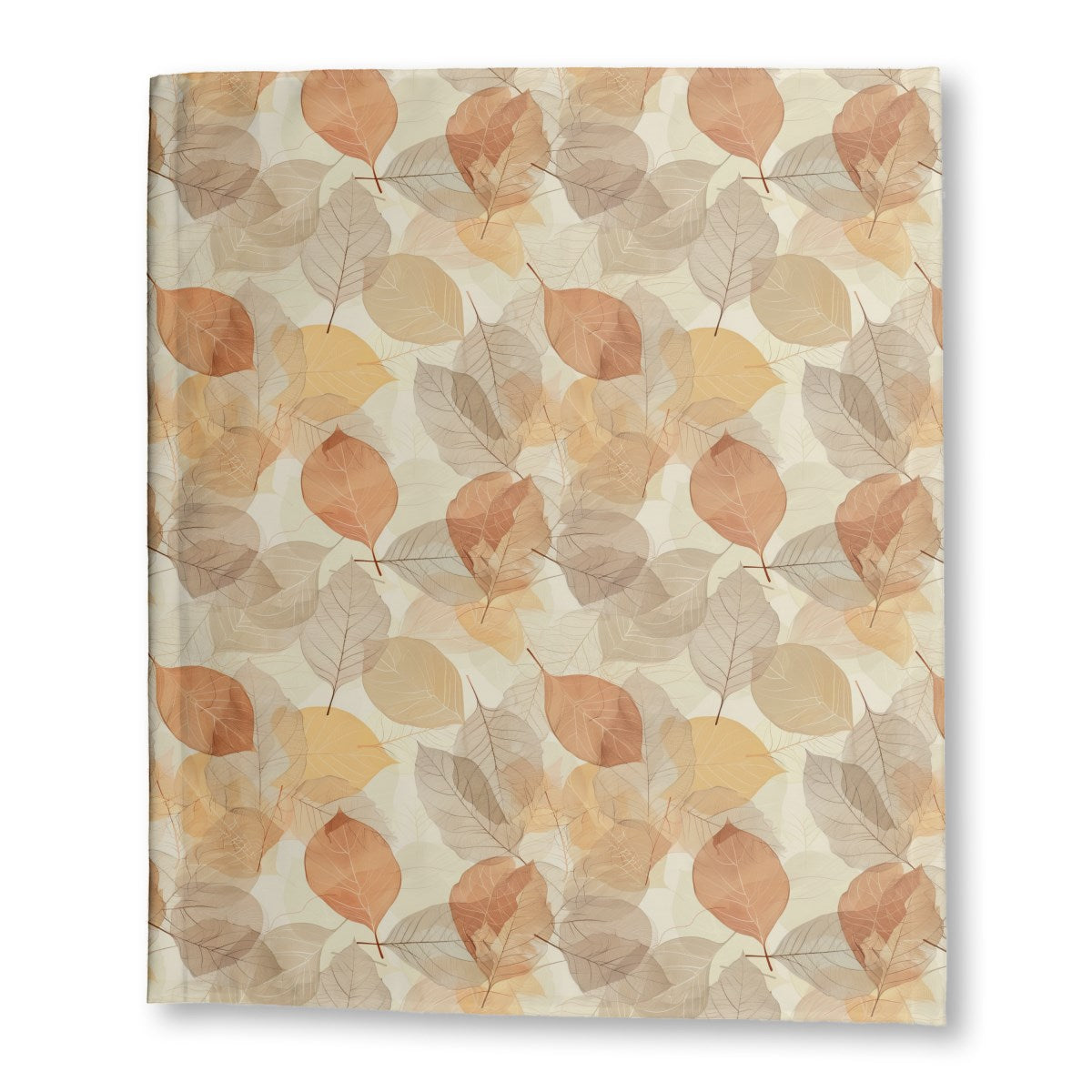Autumn Neutrals (1) wall tapestry, 50 x 60 in, gray and brown fall print