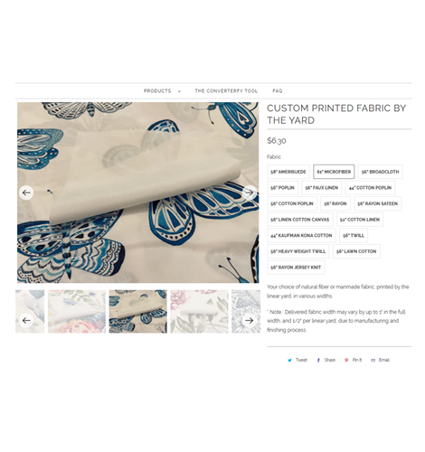 New Enhanced Range Of Fabric By The Yard, Including Cottons & Linens