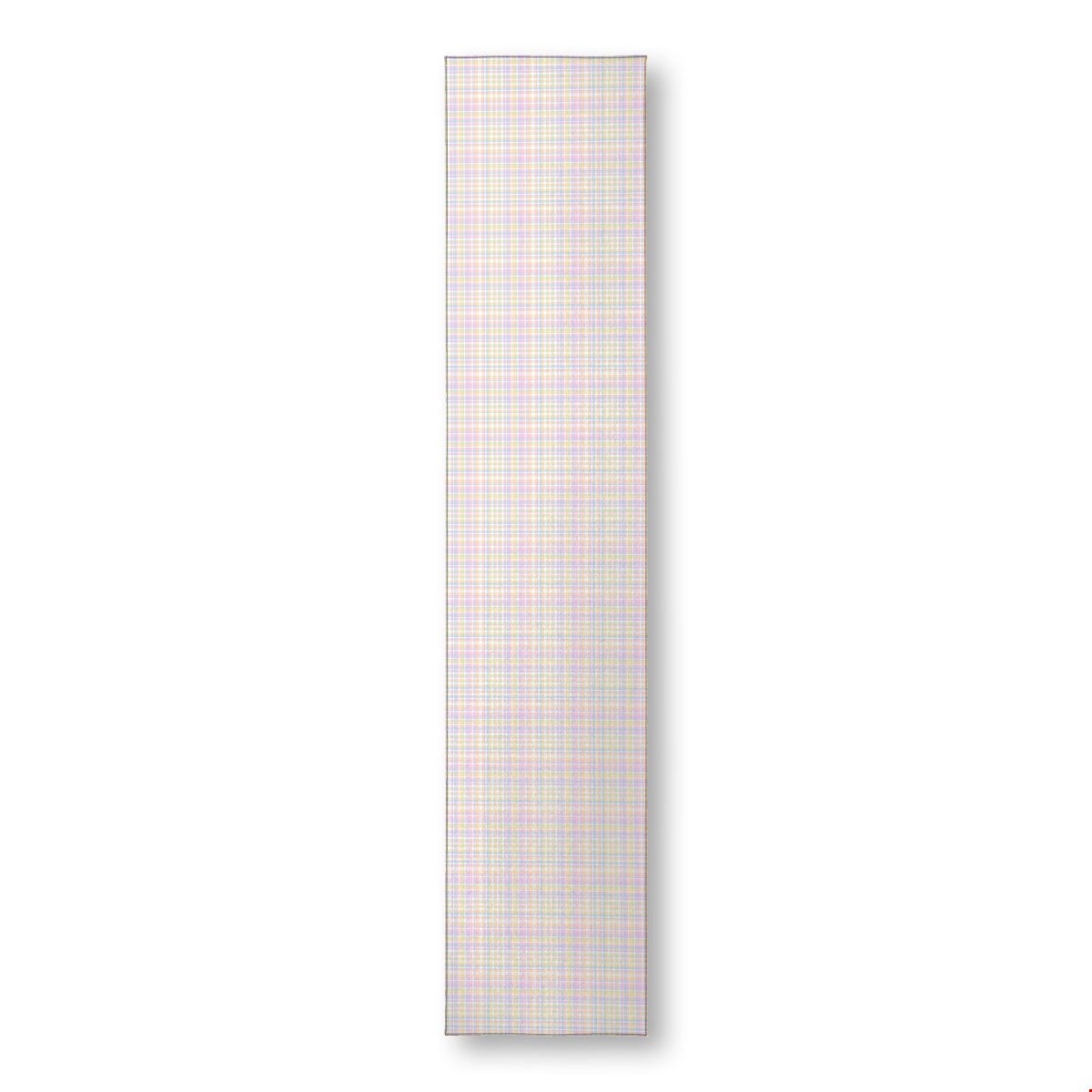 Balloon Dog Pastels 1 area rug, 144 x 30 in, pink and blue geometric print