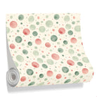 Watercolor Christmas (1) wallpaper, Peel and Stick Wallmark Canvas, green and red christmas print