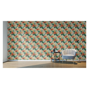 Bird of Paradise Majesty v1 - Wall Covering - Peel and Stick Wallmark Canvas