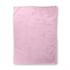 Balloon Dog Pastels (2) super plush blanket, 60 x 80 in, pink and off white hearts print