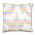 Balloon Dog Pastels (4) throw pillow, 26 x 26 in, pink and blue geometric print