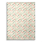 Watercolor Christmas (1) area rug, 63 x 84 in, green and red christmas print