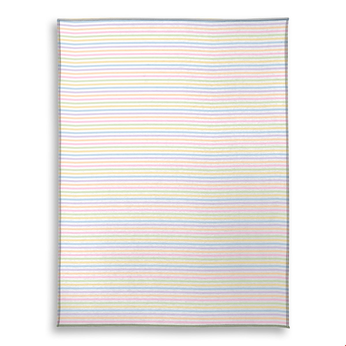 Balloon Dog Pastels (4) area rug, 63 x 84 in, pink and blue geometric print