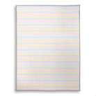 Balloon Dog Pastels (4) area rug, 63 x 84 in, pink and blue geometric print