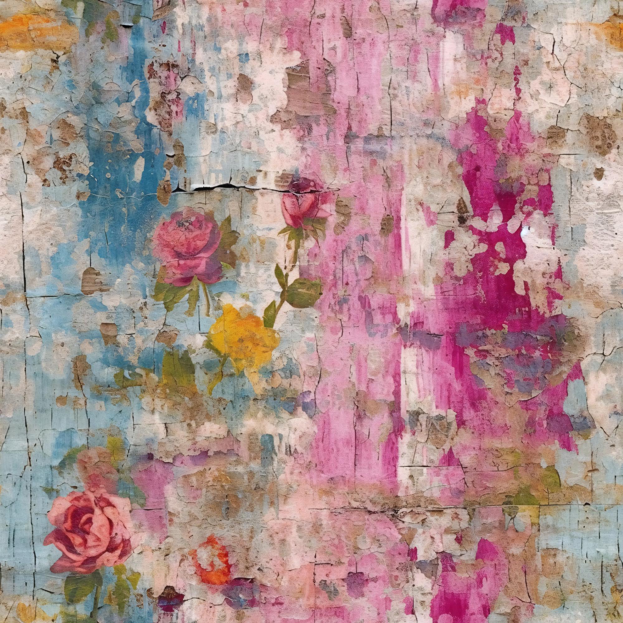 Grunge Plaster - Fleece Blanket 30x40