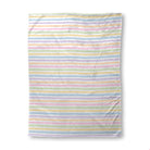 Balloon Dog Pastels (4) sherpa blanket, 30 x 40 in, pink and blue geometric print