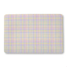 Balloon Dog Pastels 1 bath mat, 24 x 36 in, pink and blue geometric print