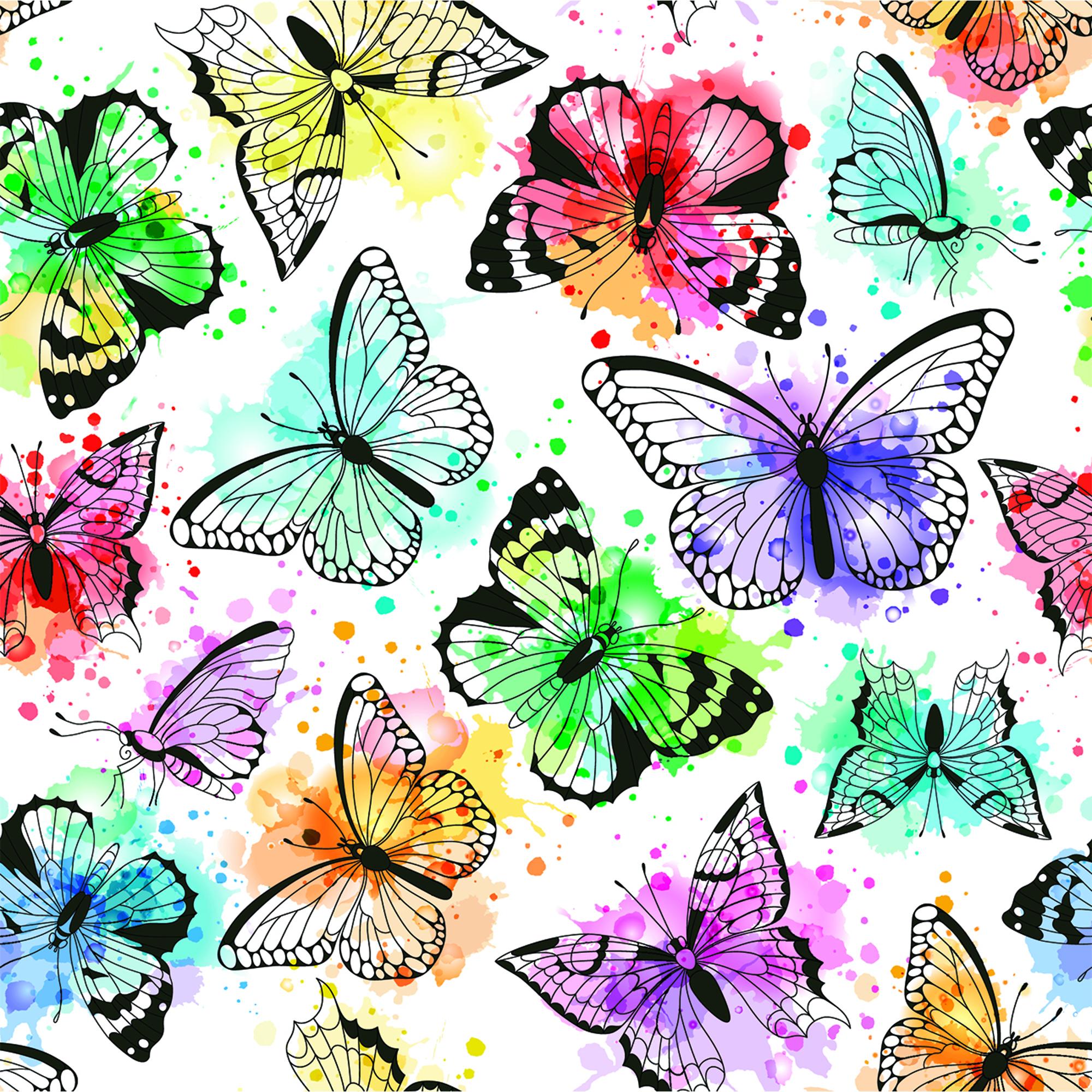 Butterflies - Sherpa Blanket 50x60