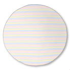 Balloon Dog Pastels (4) area rug, 60 in round, pink and blue geometric print