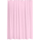Balloon Dog Pastels (2) shower curtain, 71 x 74 in, pink and off white hearts print