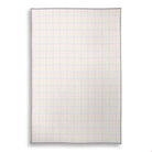 Balloon Dog Pastels (3) area rug, 79 x 118 in, blue and pink geometric print