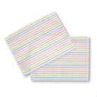 Balloon Dog Pastels (4) placemat set of 4, 18 x 14 in, pink and blue geometric print