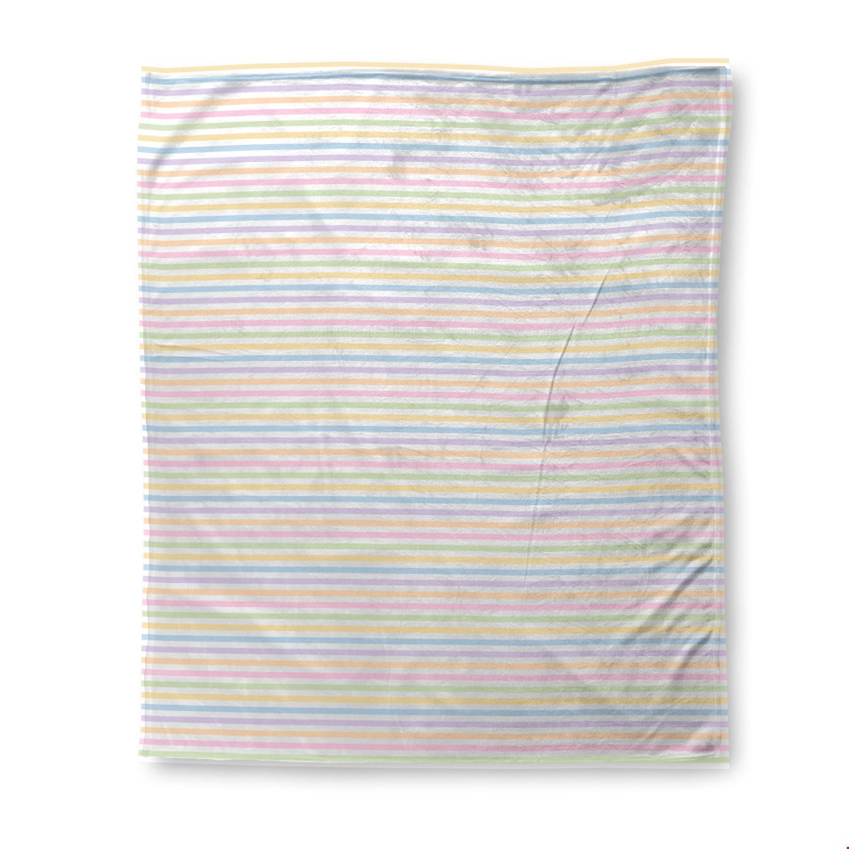 Balloon Dog Pastels (4) fleece blanket, 50 x 60 in, pink and blue geometric print
