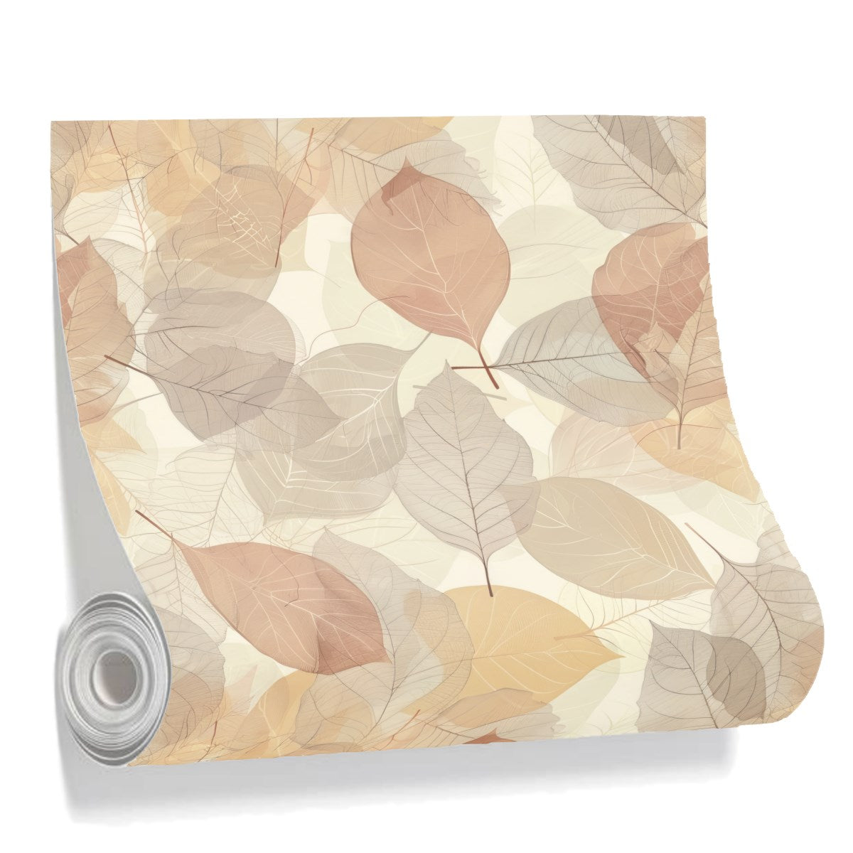 Autumn Neutrals  (1) wallpaper, Peel and Stick Wallmark Canvas, gray and brown fall print