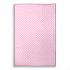 Balloon Dog Pastels (2) area rug, 30 x 45 in, pink and off white hearts print