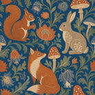 Morris Animals (3) napkin set of 4, 20 x 20 in, blue and brown animals print