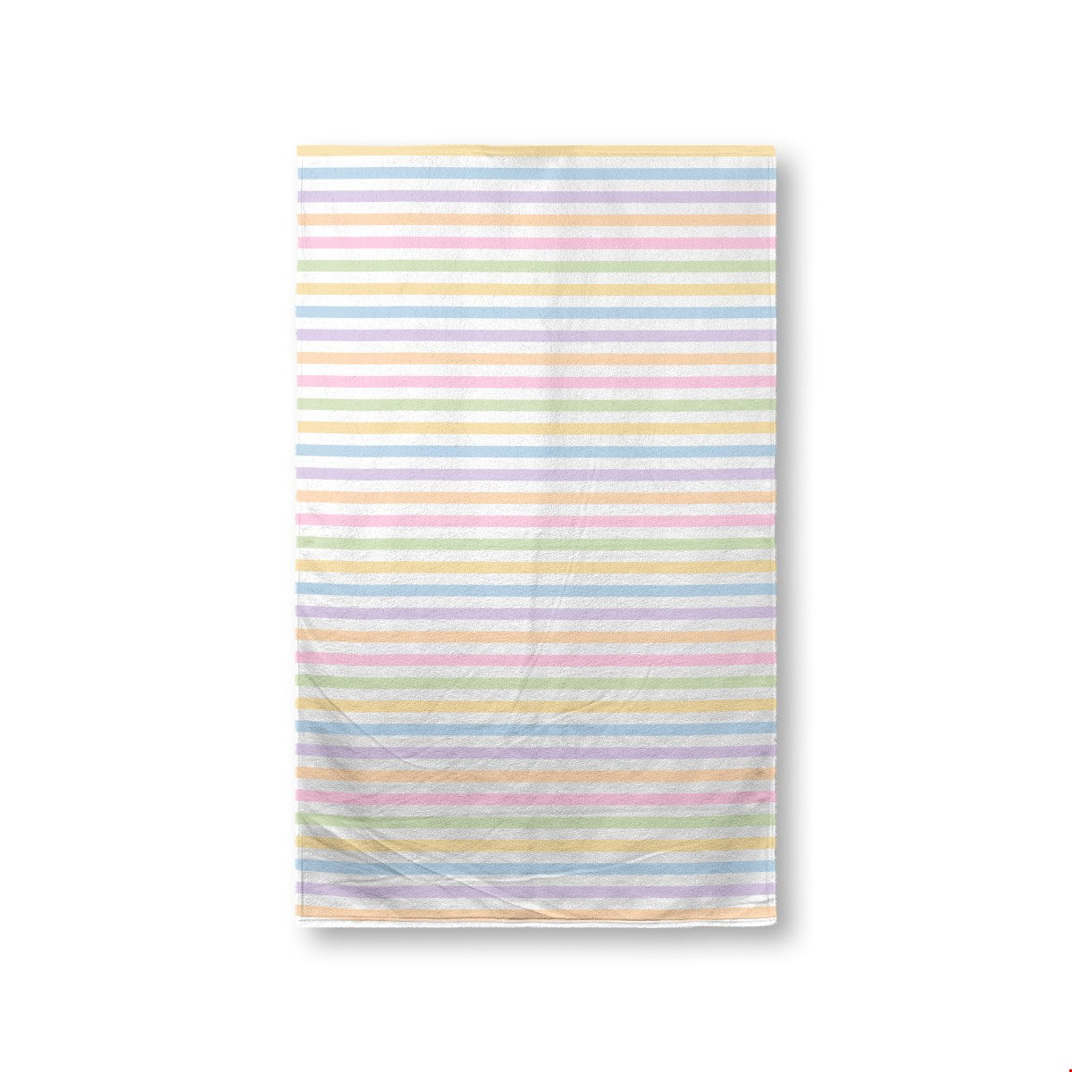 Balloon Dog Pastels (4) towel, 16 x 25 in, pink and blue geometric print
