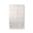 Balloon Dog Pastels (4) towel, 16 x 25 in, pink and blue geometric print