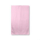 Balloon Dog Pastels (2) towel, 16 x 25 in, pink and off white hearts print