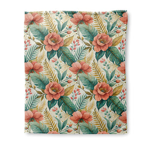 Bird of Paradise Majesty v1 - Fleece Blanket 50x60