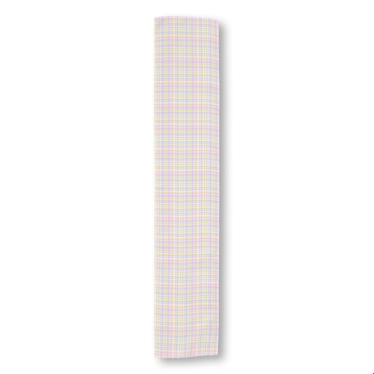 Balloon Dog Pastels 1 table runner, 90 x 16 in, pink and blue geometric print