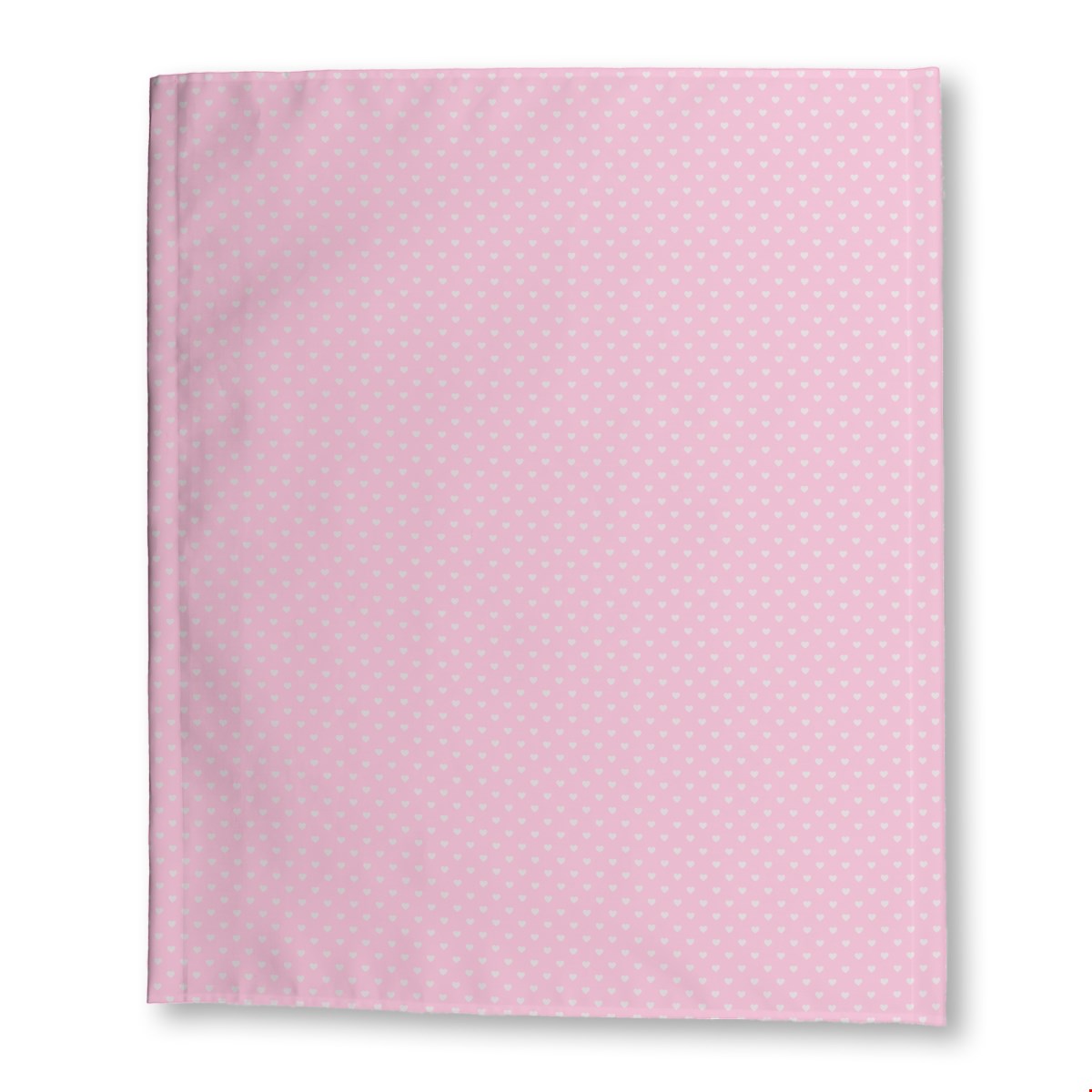 Balloon Dog Pastels (2) wall tapestry, 50 x 60 in, pink and off white hearts print
