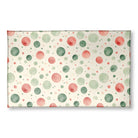 Watercolor Christmas (1) area rug, 20 x 32 in, green and red christmas print