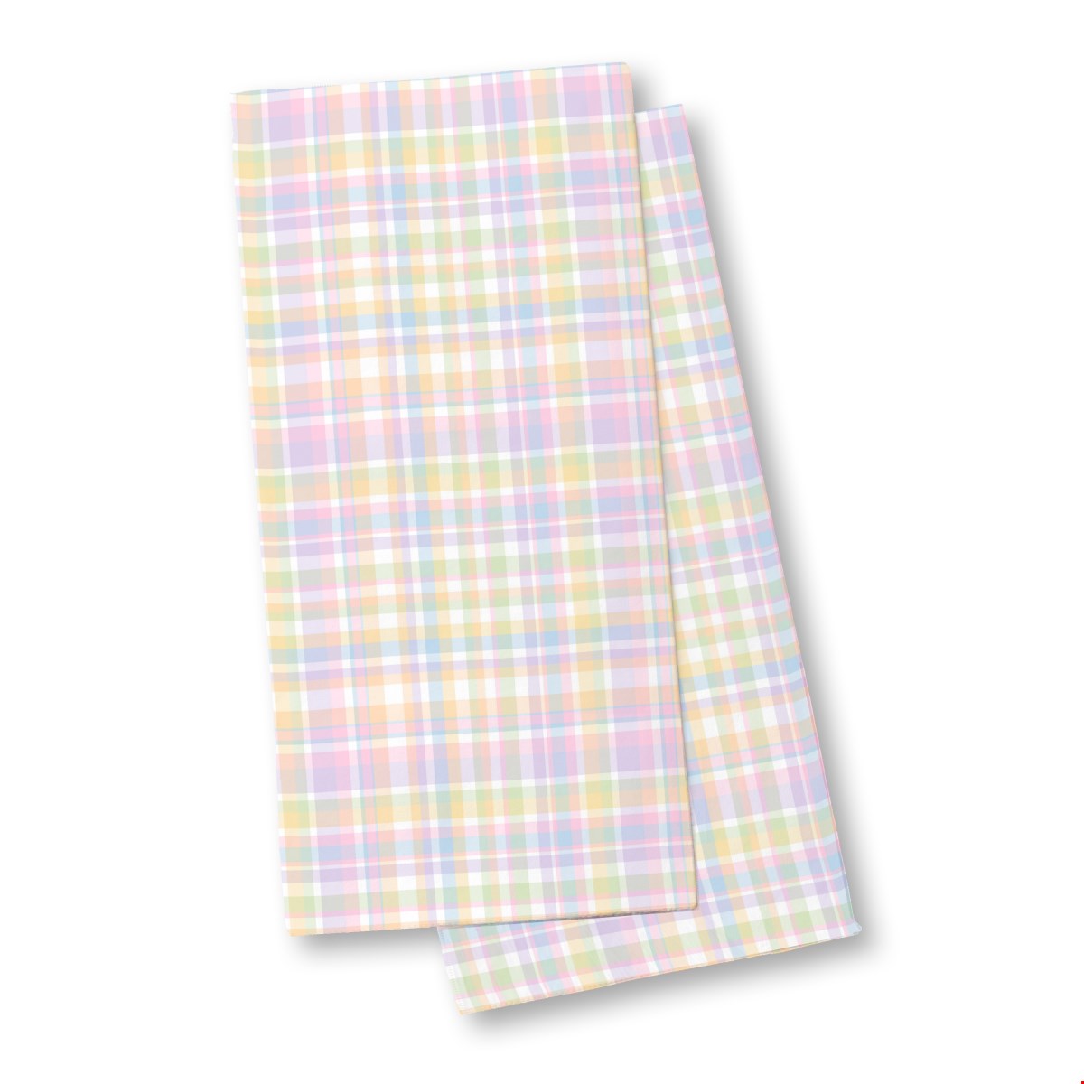 Balloon Dog Pastels 1 napkin set of 4, 20 x 20 in, pink and blue geometric print
