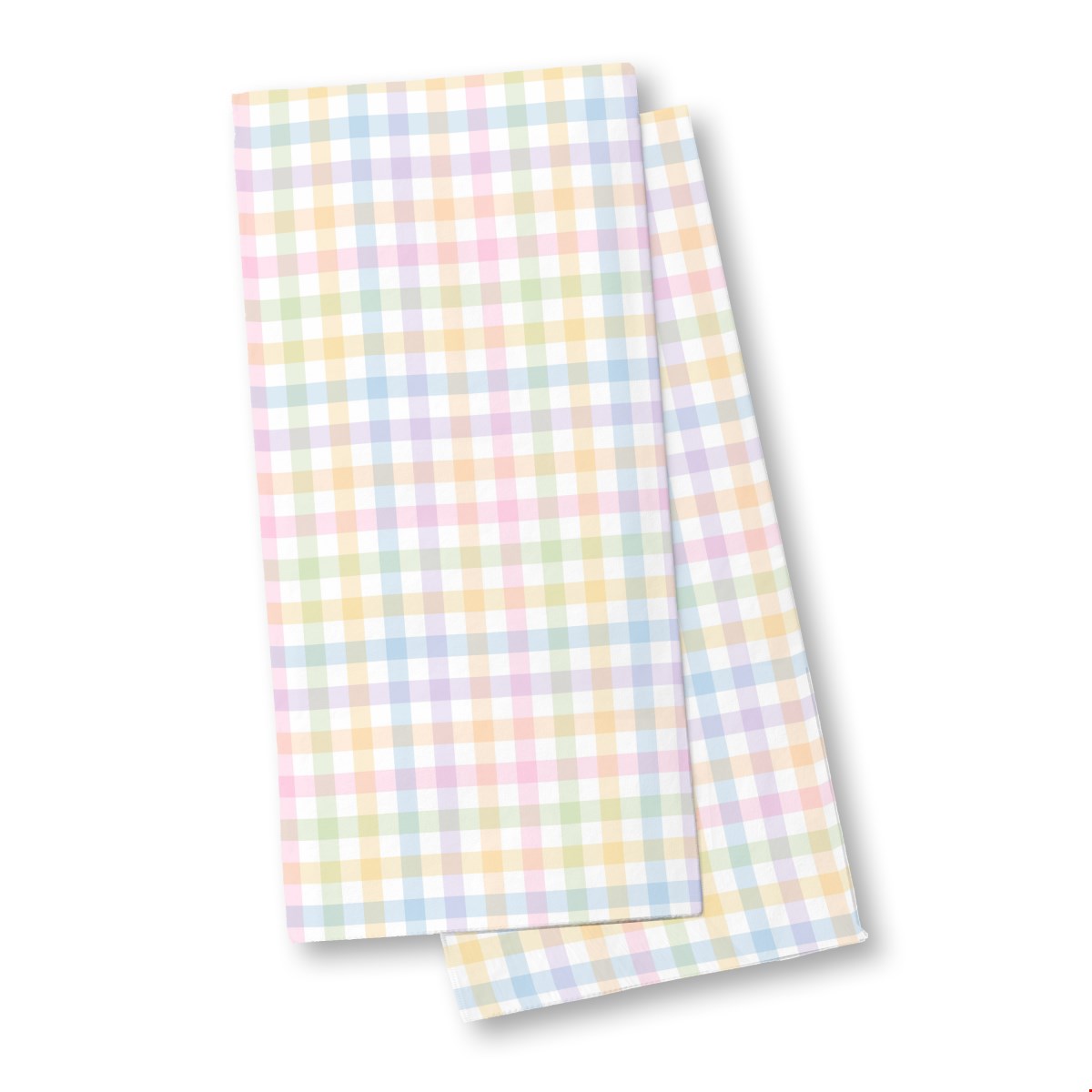 Balloon Dog Pastels (3) napkin set of 4, 20 x 20 in, blue and pink geometric print