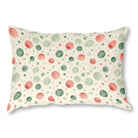 Watercolor Christmas (1) throw pillow, 14 x 20 in, green and red christmas print