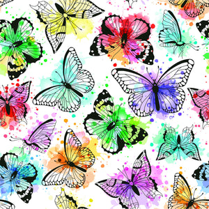 Butterflies - Fleece Blanket 50x60