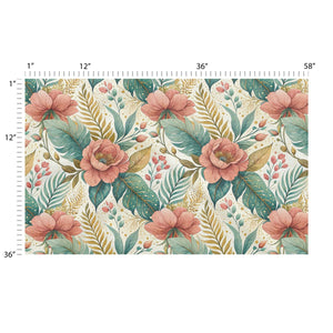 Bird of Paradise Majesty v1 - Natural Fiber Fabric by the Yard