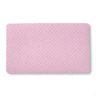 Balloon Dog Pastels (2) bath mat, 18 x 30 in, pink and off white hearts print