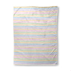 Balloon Dog Pastels (4) super plush blanket, 30 x 40 in, pink and blue geometric print
