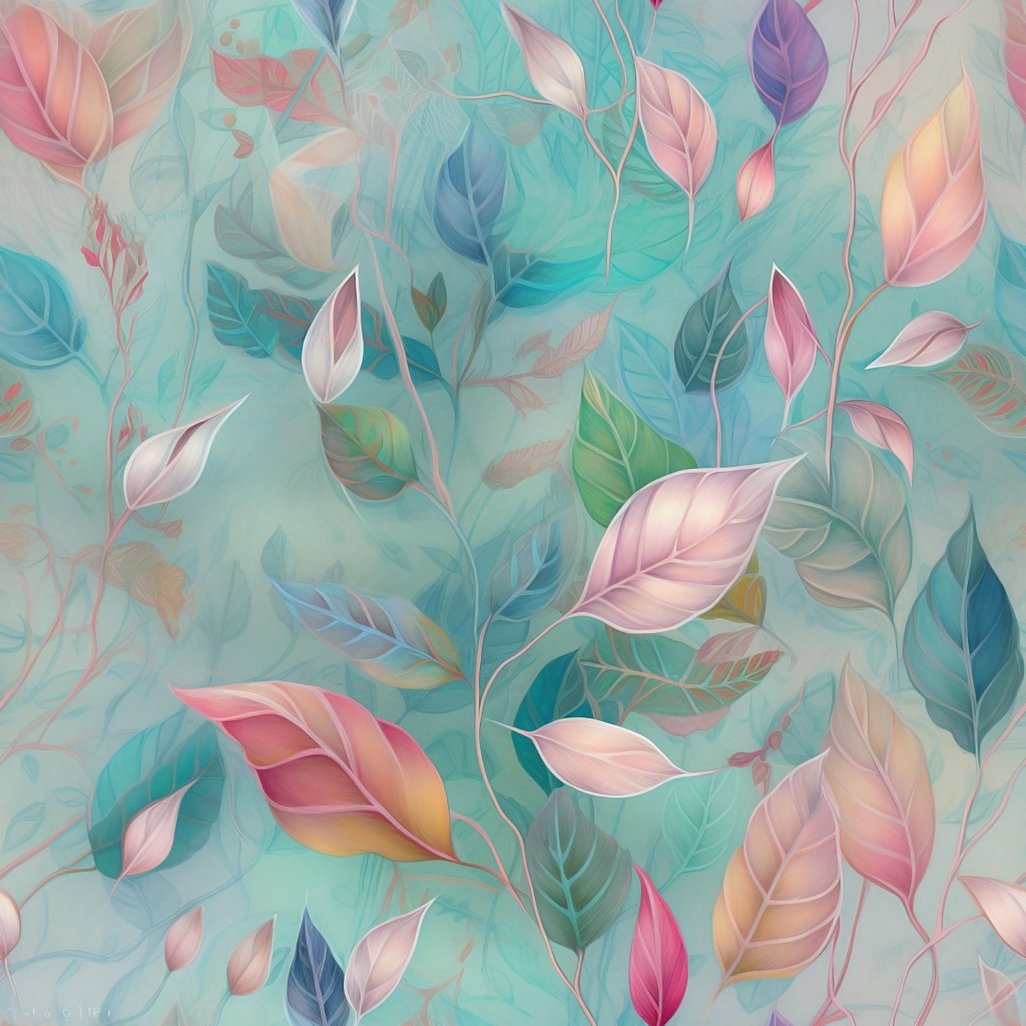 Little Birds & Leafs - Fleece Blanket 50x60