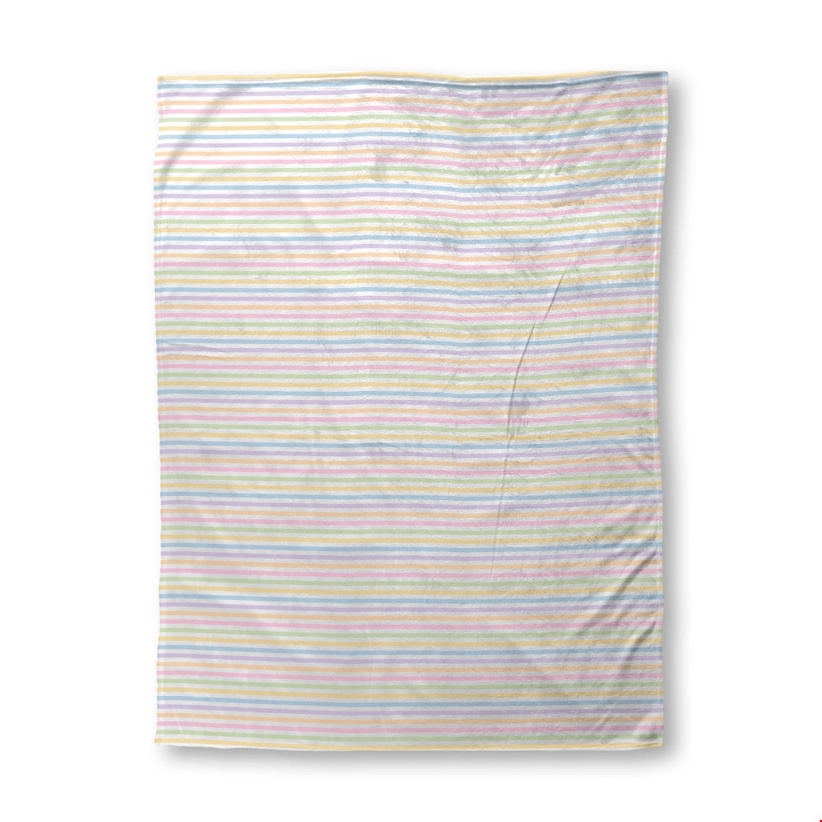 Balloon Dog Pastels (4) fleece blanket, 60 x 80 in, pink and blue geometric print