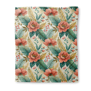 Bird of Paradise Majesty v1 - Super Plush Blanket 50x60