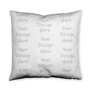 Custom Printed Throw Pillow 26x26 BZI